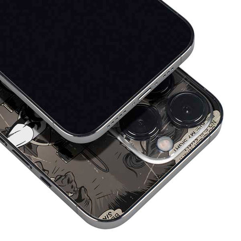 DC Comics Green Lantern Vintage Action Pose Pattern iPhone 14 Pro Skin